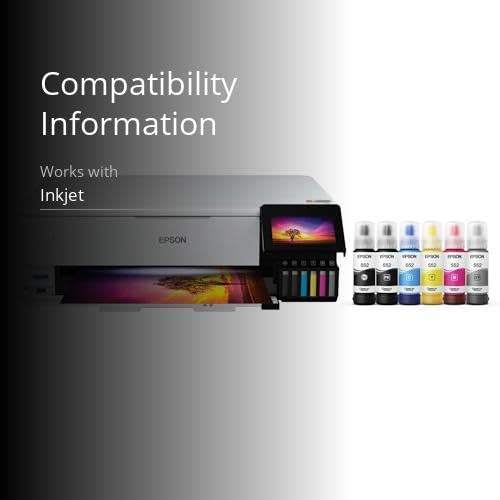 Epson EcoTank Photo ET-8550 Impresora multifunción en color inalámbrica de gran formato Supertank con escáner, fotocopiadora, Ethernet y pantalla táctil a color de 4,3 pulgadas Epson EcoTank Photo ET-8550 Impresora multifunción en color inalámbrica de gran formato Supertank con escáner, fotocopiadora, Ethernet y pantalla táctil a color de 4,3 pulgadas