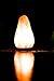 8 to 9 Inch Himalayan Salt Lamp Hand Carved, Natural Wood Base with Dimmer Control, 6-9 lb. Mined from Himalayan Mountain Range, Beautiful Amber Color, 100% Authentic Himalayan Salt Lamp