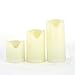 Candle Choice Set of 3 Long Lasting Plastic Flameless Candles with Timer, Small Size, Holiday Gifts, Holiday Lights, Decorative Lights, Party Lights, Wedding Decor, Party Decor, Home Decor, Spa Decor