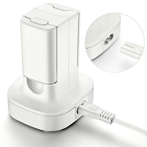 OBVIS for Xbox 360 2 Pack Rechargeable Battery Pack with Dual Charging Station Dock Charger Stand Base (White)