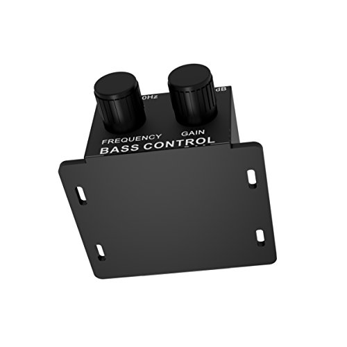 VAFCAM Universal Car Remote Bass Control RCA Subwoof Amplifier RCA Gain Level Volume Knob Booster Audio Stereo - Thumbnail 5