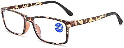 Blue Light Blocking Glasses Computer Reading Glasses for Women Men Single Vision TR90 Eyeglass Frame Readers Magnification 1.00 to 4.00 Strength,TortoiseshellFrame,+2.00
