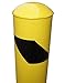 YM M2380 Steel Pipe Safety Bollard, 4-1/2