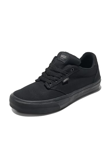 Vans Men’s Atwood Deluxe Shoe | Low-Top Fashion Sneakers for Work, Walking & Casual Wear, Black/Daschund, 9.5