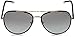 Burberry Men's BE3078J Sunglasses Light Gold/Matte Black/Grey Gradient 57mm