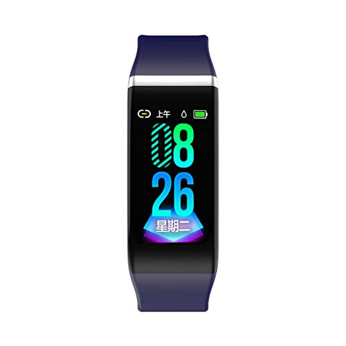 Sinwo Fitness Tracker,C919 Heart Rate Blood Pressure Sleep Monitoring Smart Watch Sports Bracelet (Purple)