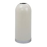 Safco Products 9639PT Open Top Dome Trash Can, 15-Gallon, Putty