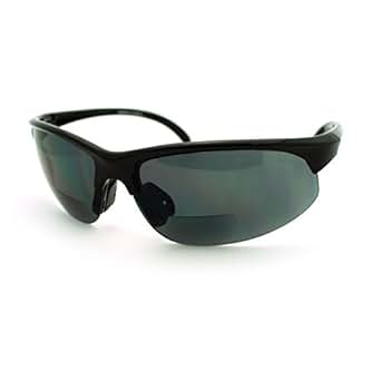 Mens Sunglasses with Bifocal Reading Lens Half Rim Sports