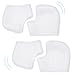 Kalevel 4pcs Heel Protectors Cushion Pads Gel Heel Sleeves Plantar Fasciitis Heel Pain Relief Foot Sleeve Moisturizing Socks Gel Heel Cups for Achilles Tendonitis Heel Cracked Dry Heel