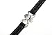 KOOLTAIL Black Skull Bling Cat Collar with Safety Belt and Bell 8-11 Inches