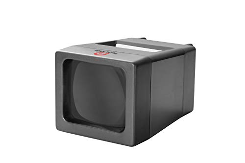 Porta Slide Illuminated Slide Viewer â€“ Battery Operated & Pressure Activated LED Transparency Viewer for 2x2 & 35mm Photographs, Film, Pictures â€“ Tabletop & Handheld Portable Device w/Cleaning Cloth