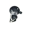 Pactrade-Marine-Black-Rubber-Cap-2-Prong-Stern-Light-Pole-Base-Silver-Top-Socket-Plug-In Pactrade-Marine-Black-Rubber-Cap-2-Prong-Stern-Light-Pole-Base-Silver-Top-Socket-Plug-In