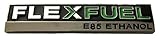 x1 Chrome / Green Flex Fuel E85 Ethanol Emblem Replace OEM GMC Chevrolet Badge 15910899