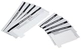 Cleanmo Cleaning Kits Card for Zebra P120i 105912-912, Pack of 4long T-shape cards and 4 short cards