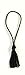 Tassel Depot 100 CHAINETTE Bookmark Tassels - Black