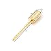Makartt Professional Carbide Nail Drill Bit Electric Nail File Art Tools 3 32 Coarse Dome Round Gold