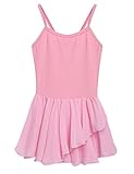 Arshiner Littler Girls Dancing Ballet Camisole Slim Solid Ruffle Leotard