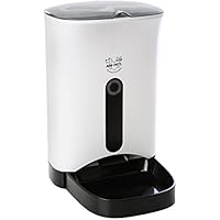 Arf Pets Automatic Pet Feeder Food Dispenser for Dogs & Cats - Features Distribution Alarms, Portion Control & Voice Recording - Timer Programmable Up to 4 Meals a Day