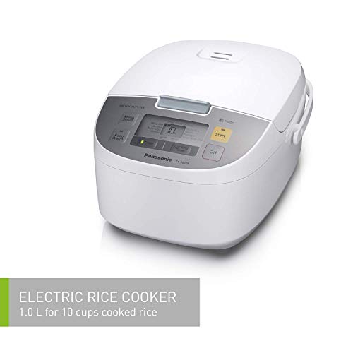 Panasonic SRZE105 Rice Cooker & MultiCooker, 10 cups cooked/5 cups uncooked, White Pricepulse