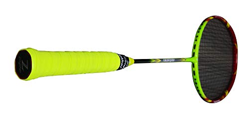 Zingther Premium Super Tacky Professional Grip Overgrip Tape Bulk Bundle Pack for Tennis Racket, Squash Raquet, Badminton Racquet, Racquetball Racket & Pickleball Paddle (Neon Lime Yellow, 12 Grips)