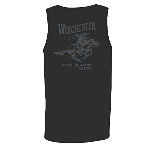 Winchester Official Vintage Rider Men's Tank Top (XL, Black)