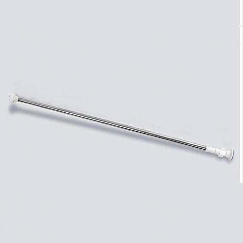 Shower curtain rod Non-slip Telescopic shower curtain set Free punching thicker bath Stainless steel Super load-bearing rod The lever can be used repeatedly (Optional size) Bathroom products