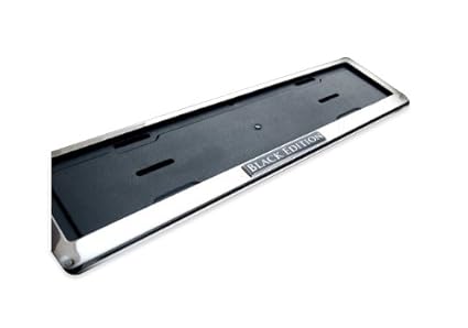 chrome number plate holders