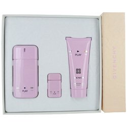 Givenchy Play Gift Set for Her 3-Piece Set (1.7 OZ PLAY EDP SPRAY, .17 OZ EDP PLAY, and 3.3 OZ OZ VELVET BODY LOTION) Givenchy Play Gift Set for Her 3-Piece Set (1.7 OZ PLAY EDP SPRAY, .17 OZ EDP PLAY, and 3.3 OZ OZ VELVET BODY LOTION)