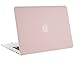 MOSISO Compatible with MacBook Air 13 inch Case Old Version 2010-2017 Release (Models: A1466 & A1369), Plastic Hard Shell Case & Keyboard Cover Skin, Rose Quartz
