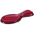 Le Creuset Stoneware Spoon Rest, 10", Cerise