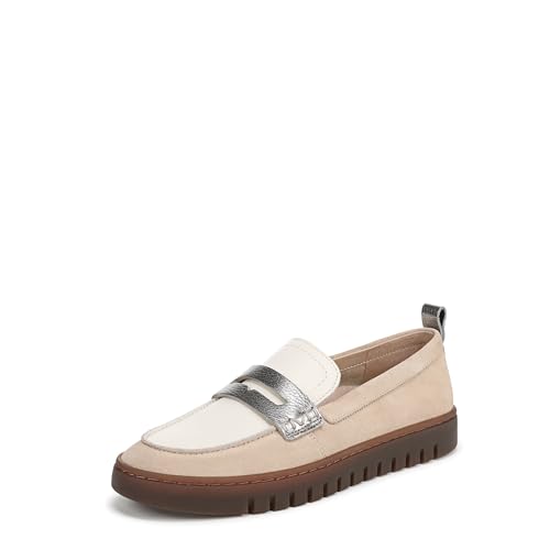 Vionic Women's Uptown Loafer Lucid Beige Multi Leather 11 M