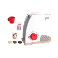 Wooden Coffee Maker Set Play Kitchen Accessories for Toddlers Costume Role Play School Classroom Educational Toy 1Set