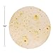 Genovega Soft Burrito Tortilla Blanket Novelty Tortilla Wrap – Comfort Lightweight Round Beach Towel for Kids or Adults