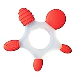 SILICONE TEETHING RING - 2 in Case | Teethers for Babies BPA Free Freezer | Best Teething Toy for Babies | Freezable Teethers | Teething Pacifier Frozen Teething Toys - USA Certified Safe