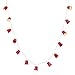 Lights4fun, Inc. 9ft Red Party Cup String Lights Battery Operated 20 LED Indoor College Grad Party Decoration