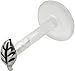 Leaf Lip Ring BioFlex-BioPlastic Labret Stud-18g-16g-14g Cartilage Earring-Tragus-Monroe Piercing Jewelry