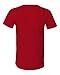 Bella + Canvas Unisex Jersey Short Sleeve V-Neck Tee (Red) (XL)