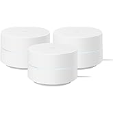 Google WiFi - AC1200 - Mesh WiFi System - WiFi Router - 4500 Sq Ft Coverage - Non-Retail Packaging - 3 Pack - Snow