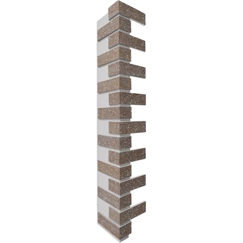 Outside Corner for EverStone Faux Traditional Brick Siding Panels, 8"W x 7"D x…