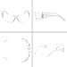 TRUST OPTICS 12 Pack Safety Glasses ANSI Z87+ Certified Protective Eyewear Goggles for Men and Women with UV Eye Protection