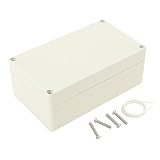 uxcell 158mmx90mmx60mm 6.2 inches x 3.54 inches x 2.3 inches ABS Junction Box Universal Electric Project Enclosure