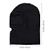 OULII Elastic Black Open Mouth Face Cover Role Play Mask Hood Bondage Cosplay Costume Size M