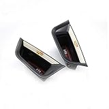 DEFTEN 2pcs Front Side Door Armrest Storage Box Holder Fit for Cadillac XT5 2017-2019