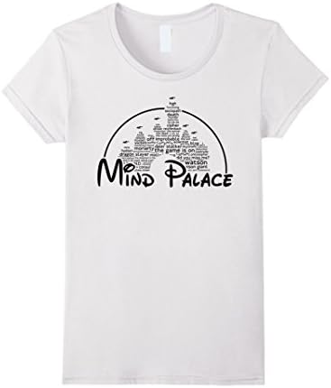 Women's Mind Palace (Black Text) Medium White