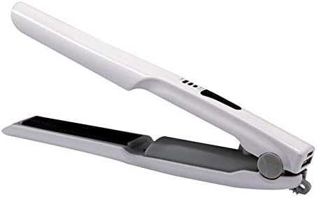 LIQIN Mini Wireless curling Iron Ceramic Anion Temperature Adjustment Wet and Dry Travel Hair Straightener Usb Rechargeable Can Be Used for Hair Styling Suitable for All Hair Types