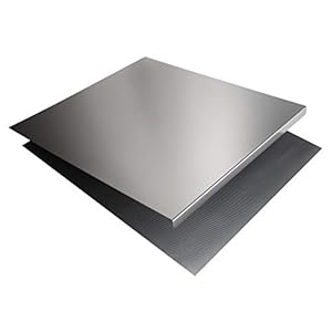 SNIJPLANK VAN ROESTVRIJ STAAL MADE IN ITALY [45×50 cm] met beschermende antislipmat en pizza spatel. Keuken accessoires…