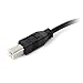StarTech.com 9 m / 30 ft Active USB A to B Cable - M/M - Black USB 2.0 A to B Cord - Printer Cable - Extension USB Cable (USB2HAB30AC)