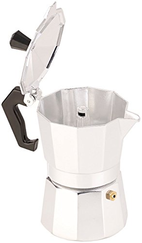 Cucina di Modena Espresso Campingkocher: Espressokocher für 3 Tassen, Gas-, Elektro- & Glaskeramik-Herd, 150 ml (Mokka… – Bild 3