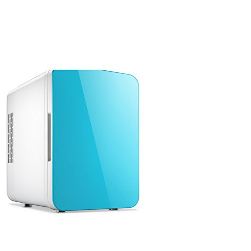 SL&BX Car refrigerator,4l cooler mini fridge home dormitory small size refrigerator portable mini fridge cooler & warmer-Blue 24x18x25cm(9x7x10inch)