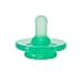 Nookums Pacifier 4 Pack - Orthodontic Single Piece Design - 100% Medical Grade Silicone - BPA Free, Latex Free, Phthalate Free - Paci-Plushies Pacifier Replacement (Green)